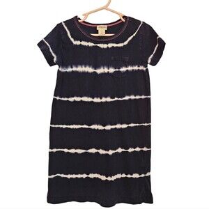 Crewcuts T-Shirt Dress, Blue & White Tie-Dye, Size 5, Good Used Condition GUC